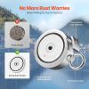 Magnet Fishing Kit, 1400 LBS/635 Kg Double-Sided Pulling Force Magnet Fishing Kit, Rare Earth Neodymium Magnetic Fishing Kit Includes Grappling Hook