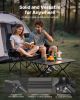 Double Camping Chair, Oversized Two Person Camp Chair with 660 lbs Heavy Duty Support, with Dual Cup Holders, Wine Glass Holders, Magazine Straps