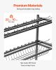 Fishing Rod Holder for 15-Rods, Mobile Fishing Pole Rack Cart with Wheels, Fish Gear Equipment Organizer for Garage Home Indoor Use