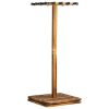 Fishing Rod Holders for 16 Fishing Poles, 360° Rotating Wood Fishing Rods Rack for Garage Organization and Storage, Floor Stand Space-Saving Equipment
